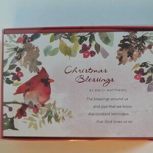 NWT 16 Watercolor Cardinal Holly American Greetings Christmas Cards Sealed Box